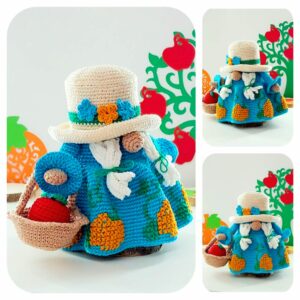 harvest gnome girl crochet pattern