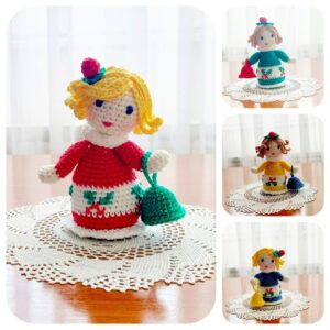 crochet pattern : dolls with bells crochet pattern : dolls with bells