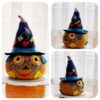 amigurumi crochet pattern, pumpkin with witch hat amigurumi crochet pattern, pumpkin with witch hat