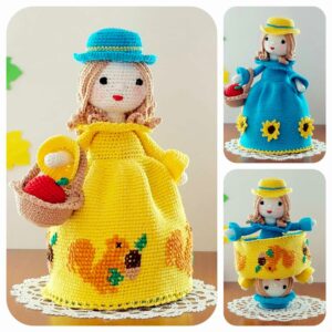 crochet pattern: topsy turvy harvest doll