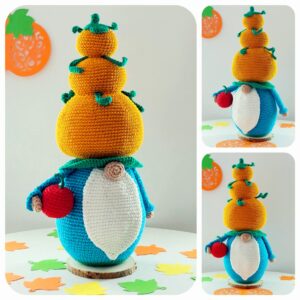 harvest gnome crochet pattern fall pumpkin gnome