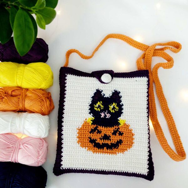 crochet cat bag pattern