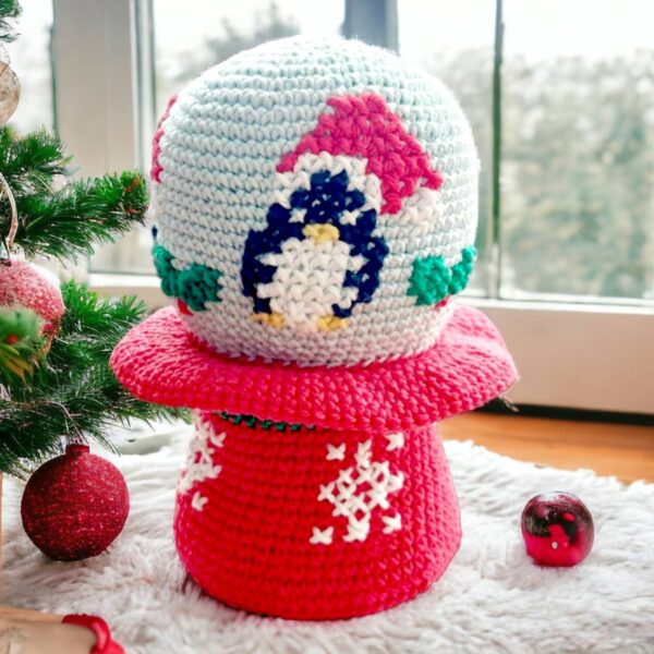 snow globe crochet pattern with penguin snow globe crochet pattern with penguin