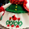 crochet pattern : snowman with birds
