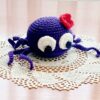 amigurumi crochet pattern : ghost with spider