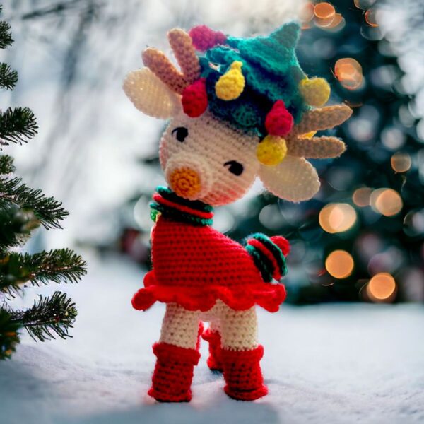 crochet pattern : reindeer