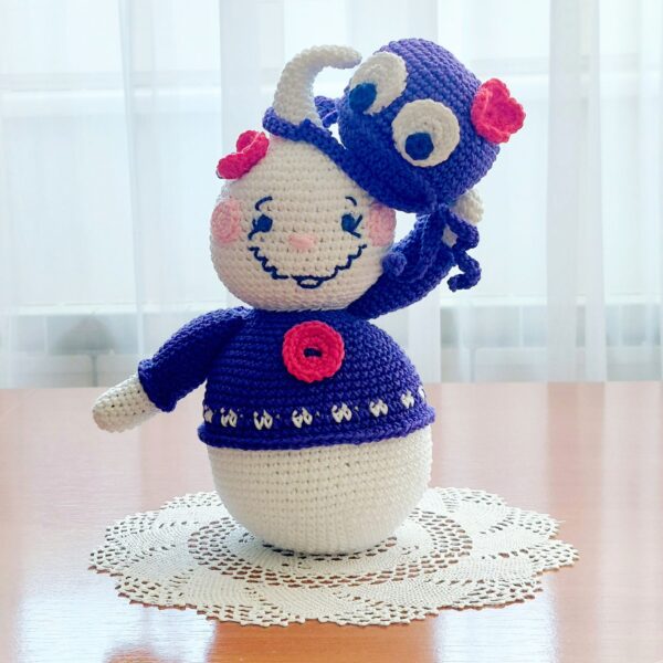 amigurumi crochet pattern : ghost with spider