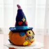 amigurumi crochet pattern, pumpkin with witch hat amigurumi crochet pattern, pumpkin with witch hat