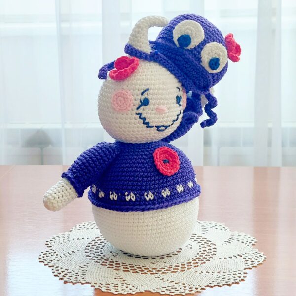 amigurumi crochet pattern : ghost with spider