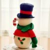 crochet pattern : snowman with candy cane