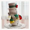 crochet pattern : snowman with bells crochet pattern : snowman with bells