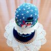 crochet pattern: snow globe with snowman