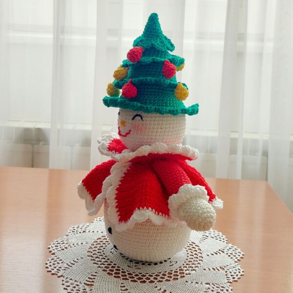 crochet pattern: snowman doll pattern