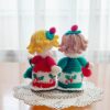 crochet pattern : dolls with bells