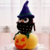 amigurumi crochet pattern, owl with pumpkin amigurumi crochet pattern, owl with pumpkin