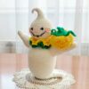 amigurumi ghost with pumpkin pattern