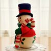 crochet pattern : snowman with candy cane