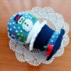crochet pattern: snow globe with snowman