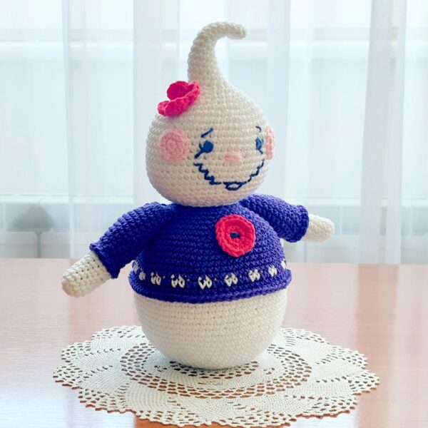 amigurumi crochet pattern : ghost with spider