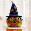 amigurumi crochet pattern, pumpkin with witch hat amigurumi crochet pattern, pumpkin with witch hat