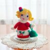 crochet pattern : dolls with bells
