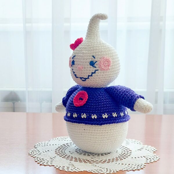 amigurumi crochet pattern : ghost with spider