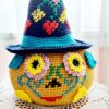 amigurumi crochet pattern, pumpkin with witch hat amigurumi crochet pattern, pumpkin with witch hat