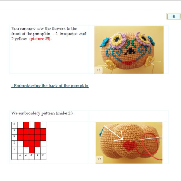 amigurumi crochet pattern, pumpkin with witch hat amigurumi crochet pattern, pumpkin with witch hat