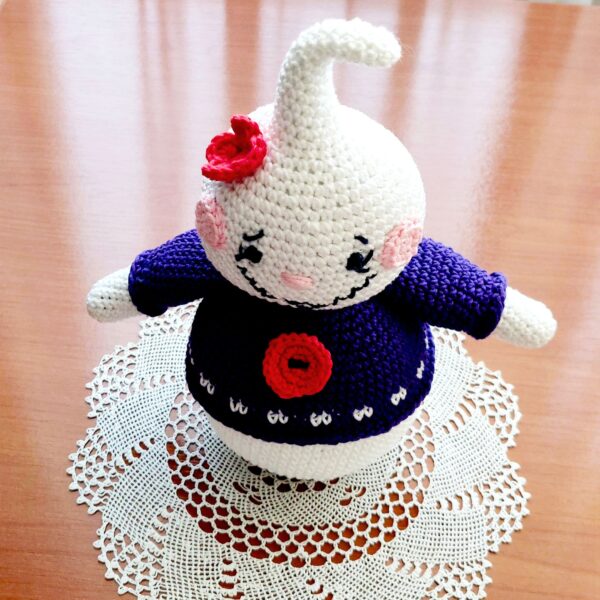 amigurumi crochet pattern : ghost with spider