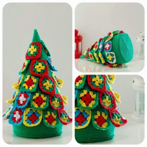 granny square christmas tree crochet pattern