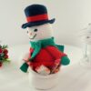 crochet pattern: snowman candy box