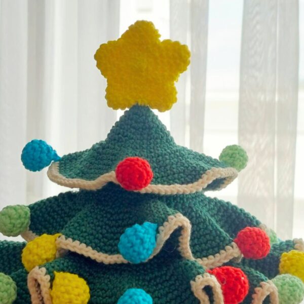 crochet pattern: christmas tree box – holiday decor