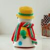 crochet pattern: reversible snowman