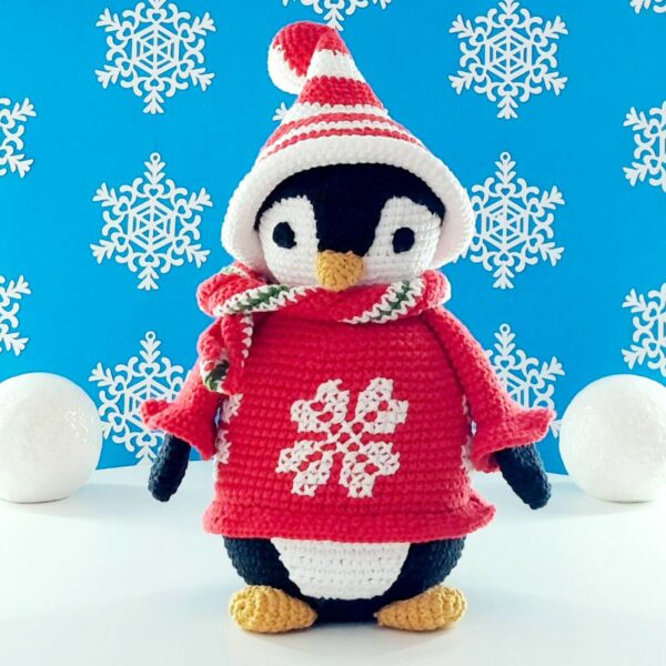 crochet pattern: penguin with nordic sweater crochet pattern: penguin with nordic sweater