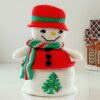 crochet pattern: reversible snowman