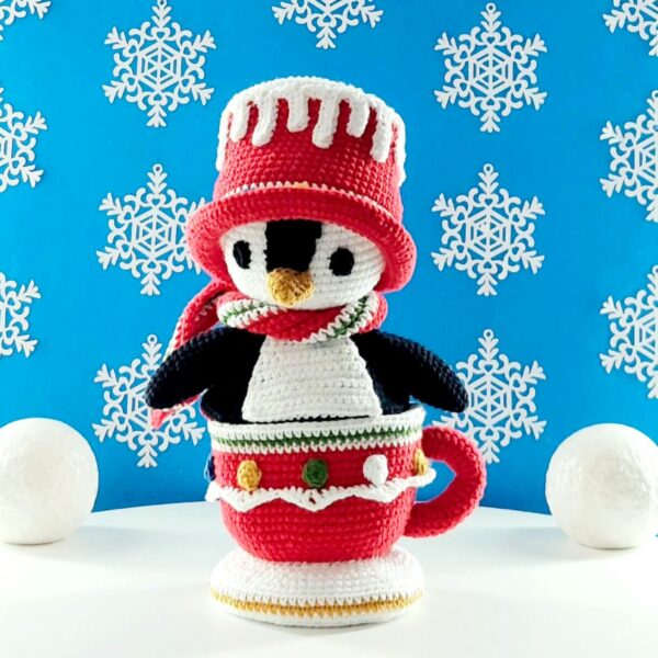 crochet pattern: penguin gift box crochet pattern: penguin gift box