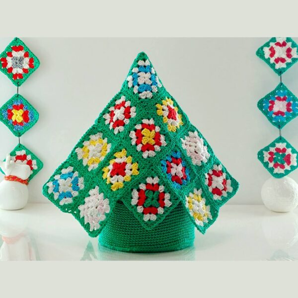 crochet granny square christmas tree pattern