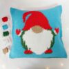 pillow gnome crochet pattern with santa hat