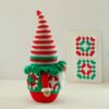 crochet pattern: christmas gnome with granny square vest