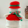 crochet pattern: reversible snowman