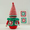 crochet pattern: christmas gnome with granny square vest