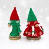 crochet pattern gnome girl & boy with embroidered snowflakes crochet pattern gnome girl & boy with embroidered snowflakes