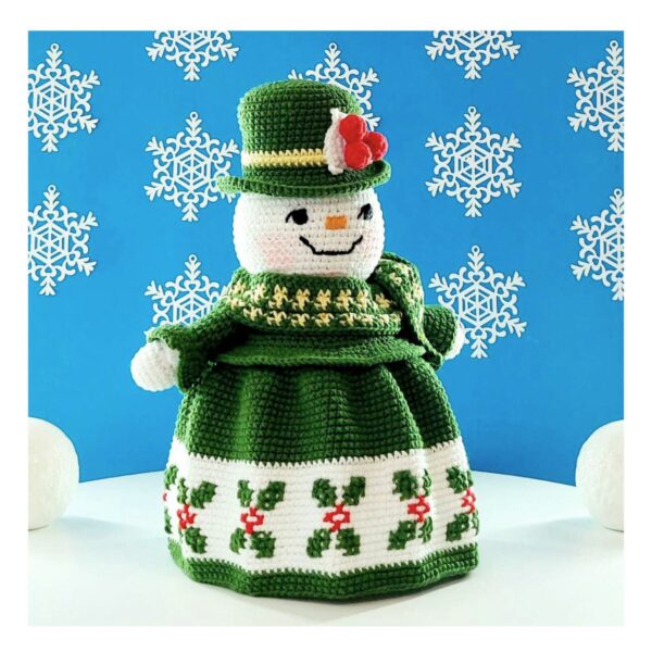 crochet pattern: snowman couple