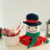 crochet pattern: snowman candy box