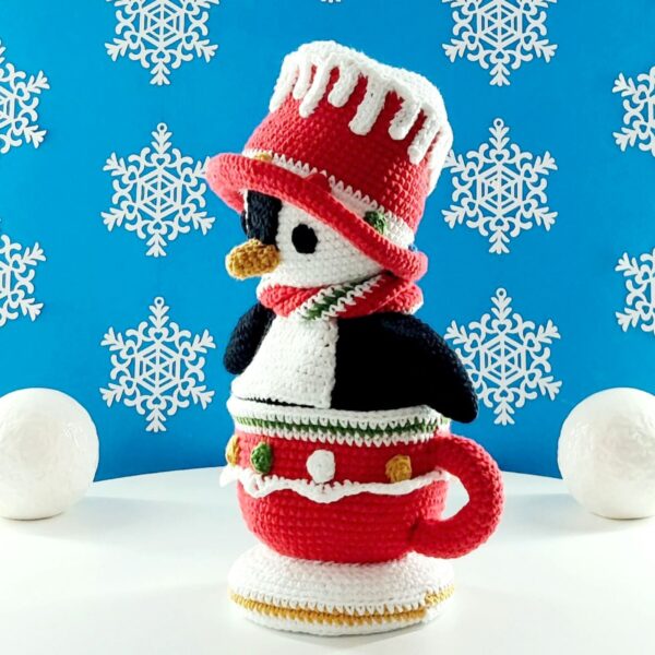 crochet pattern: penguin gift box crochet pattern: penguin gift box