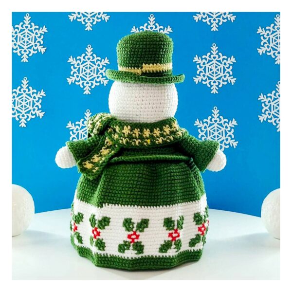 crochet pattern: snowman couple