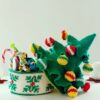 crochet pattern: christmas tree box