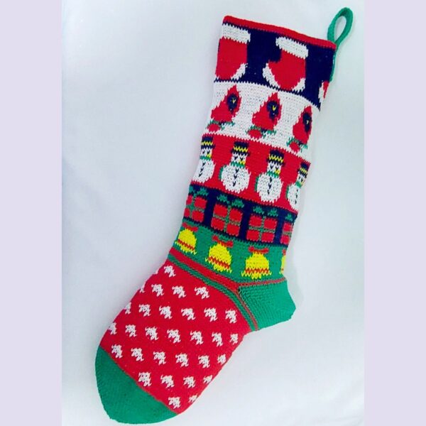 crochet pattern: christmas stocking