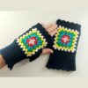 crochet pattern: granny square fingerless gloves – cozy style!