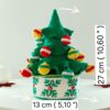 crochet pattern: christmas tree box
